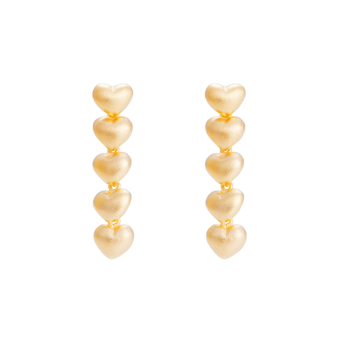 Fairley | Golden Heart Earrings - Dutch Hideout