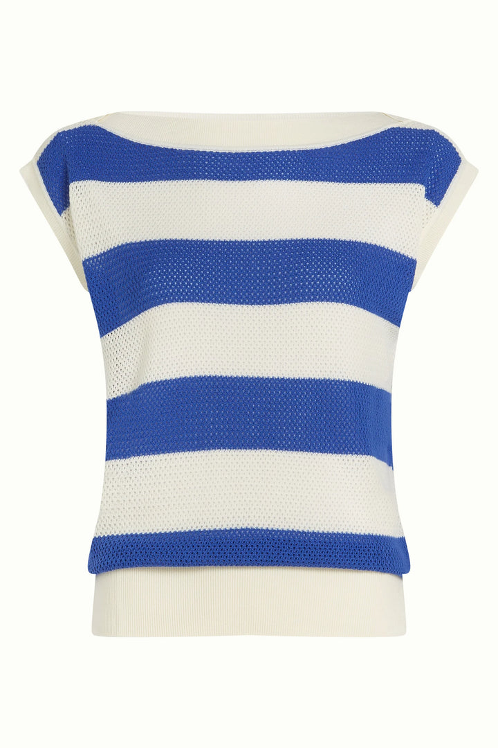 KING LOUIE I EVA  CAPELLA KNIT TOP I BLUE
