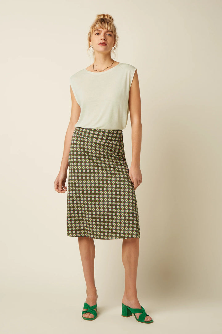 KING LOUIE I BORDER JUNO SKIRT JADE I PONDEROSA GREEN