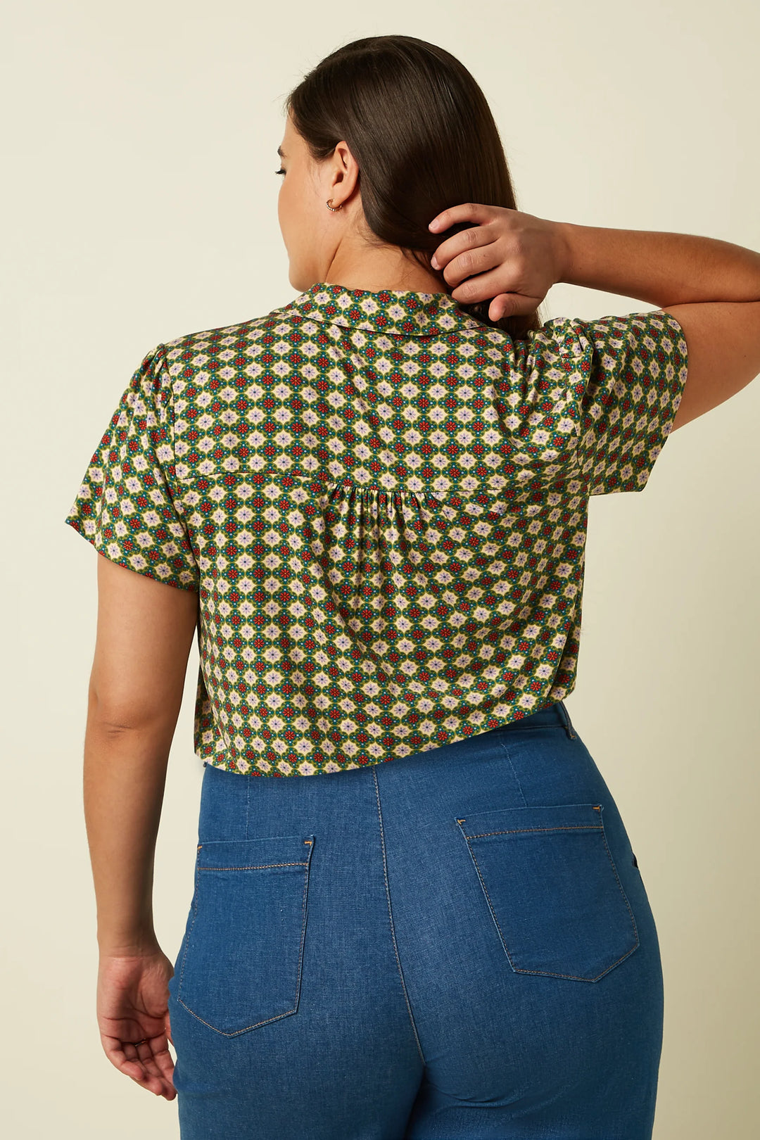 KING LOUIE I TEX BLOUSE JADE I PONDEROSA GREEN