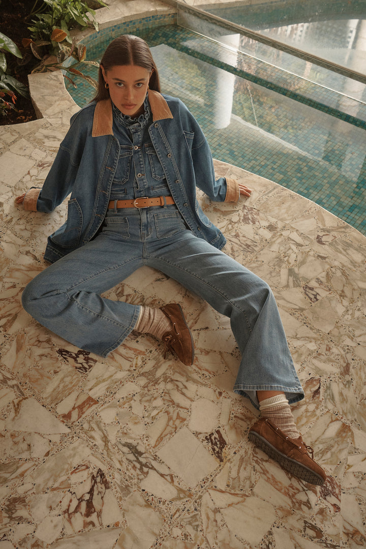 Kireina | Beth Jacket | Dakota Wash - Dutch Hideout