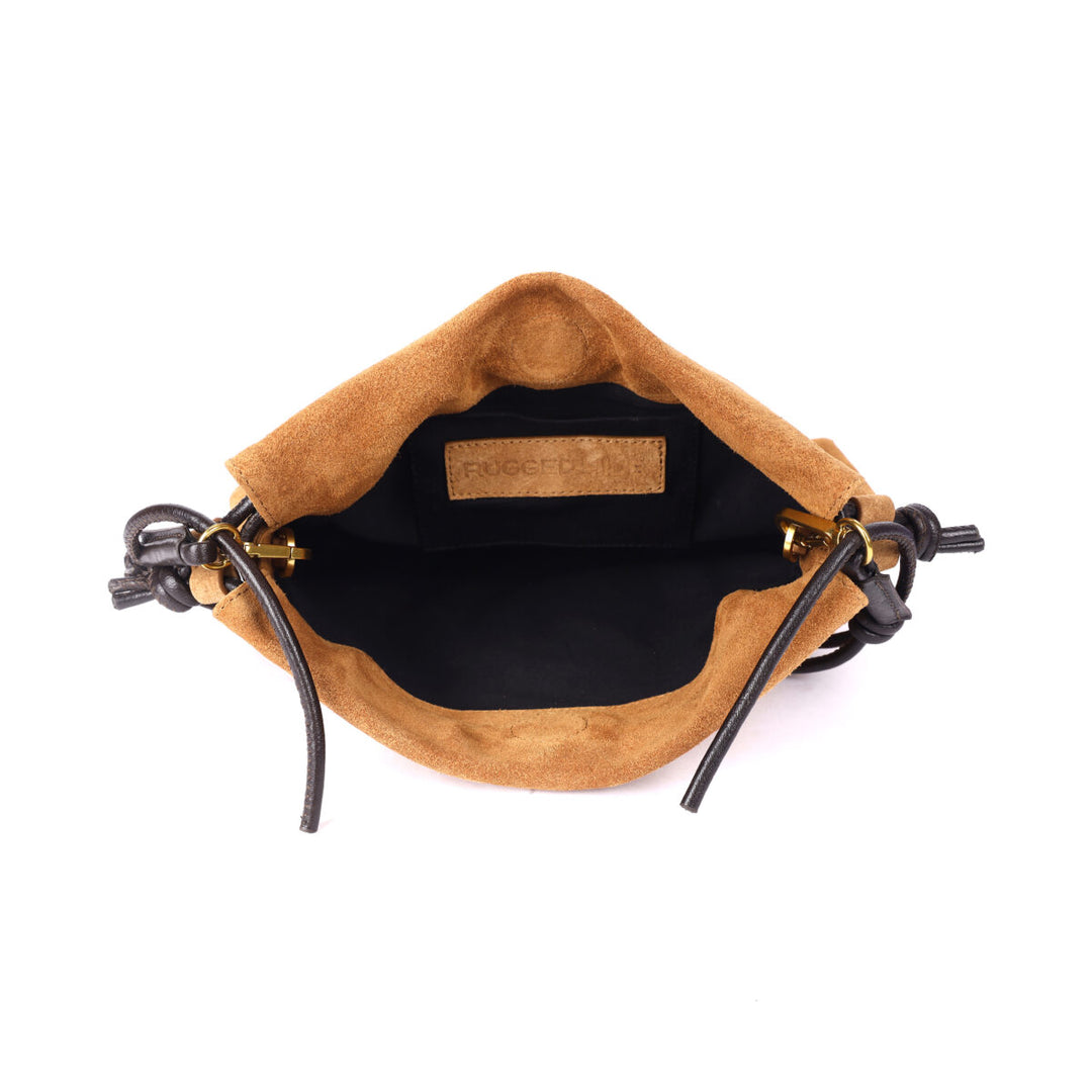 RUGGED HIDE I GRACIE BAG I DARK CARAMEL