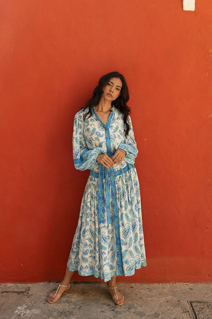 Miss June Paris | Malia Maxi Dress | Blue