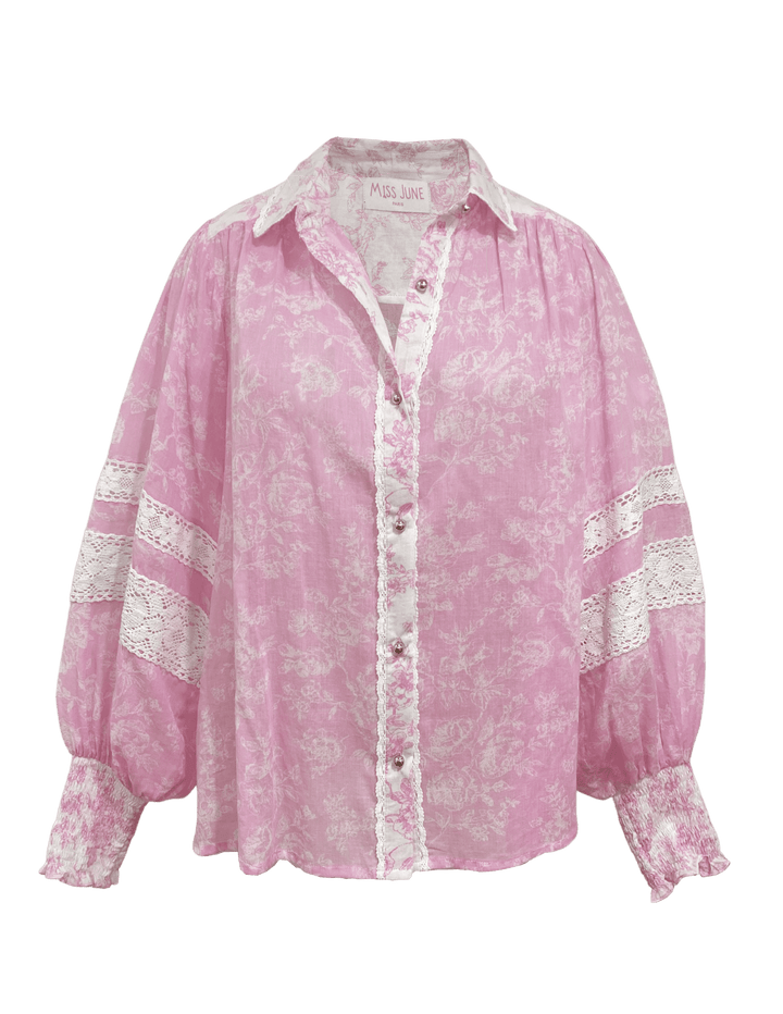 Miss June Paris | Lia Blouse | Pink