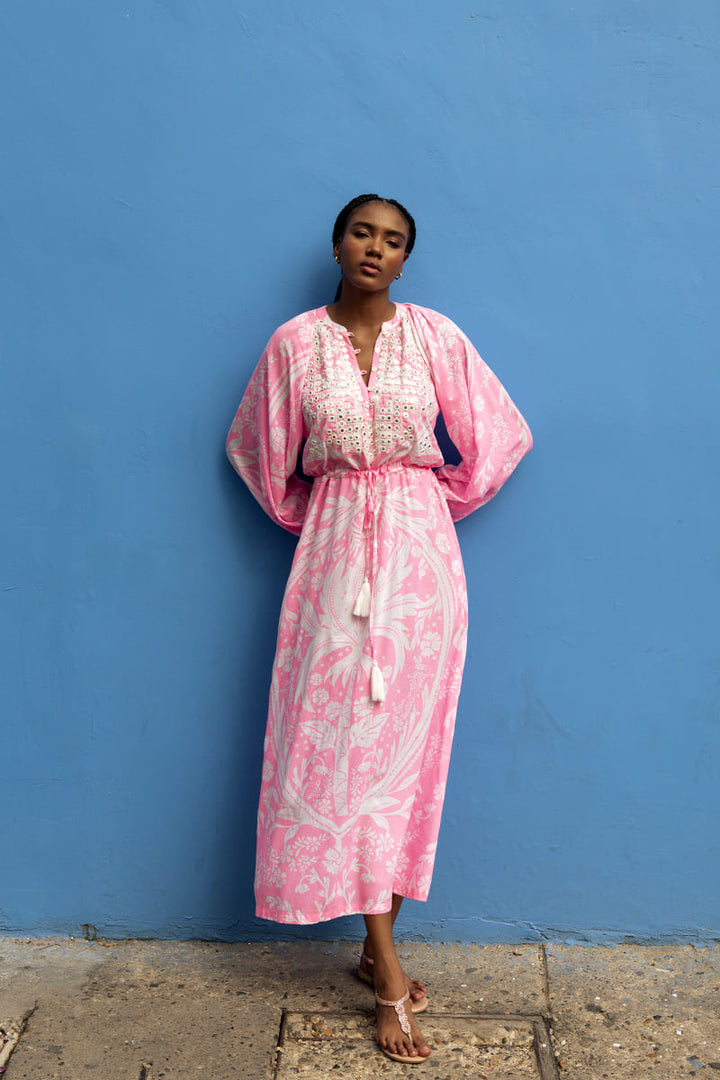 Miss June Paris | Ursula Maxi Dress | Pink