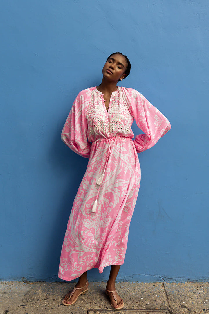 Miss June Paris | Ursula Maxi Dress | Pink