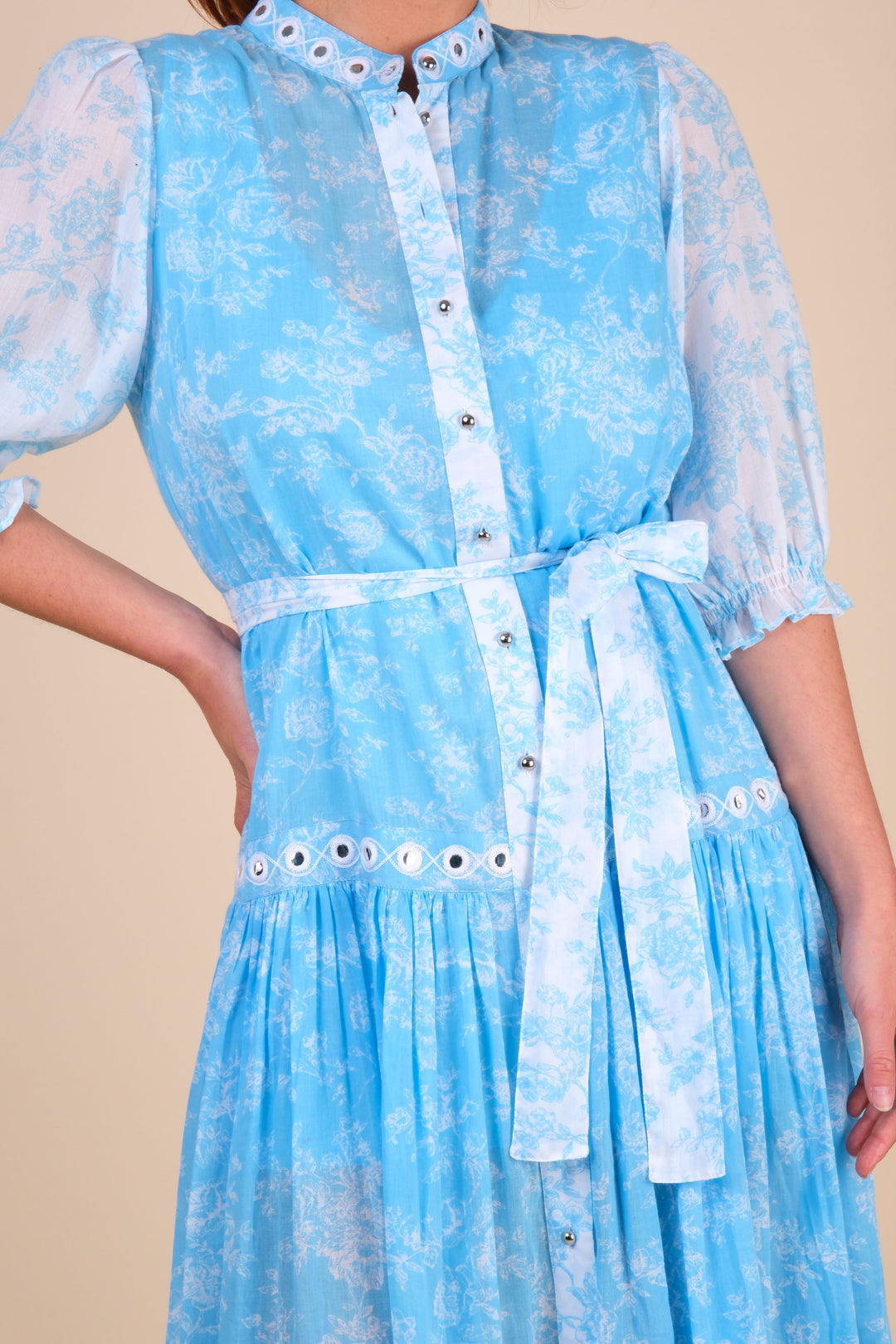 Miss June Paris | Natalina Midi Dress | Blue