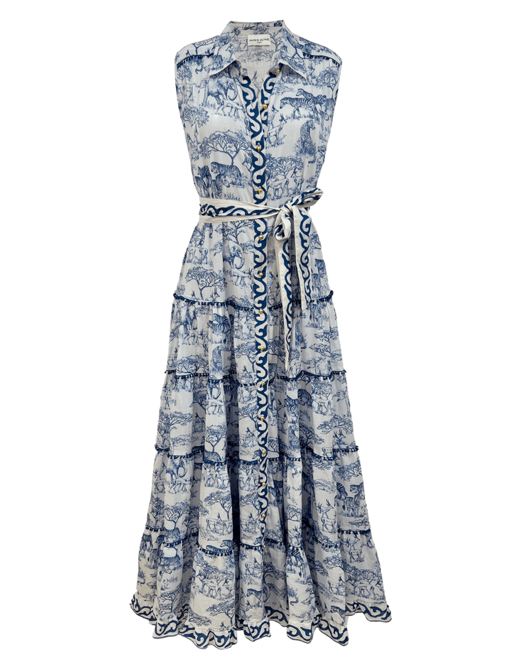 Miss June Paris | Georgina Maxi Dress | Blue