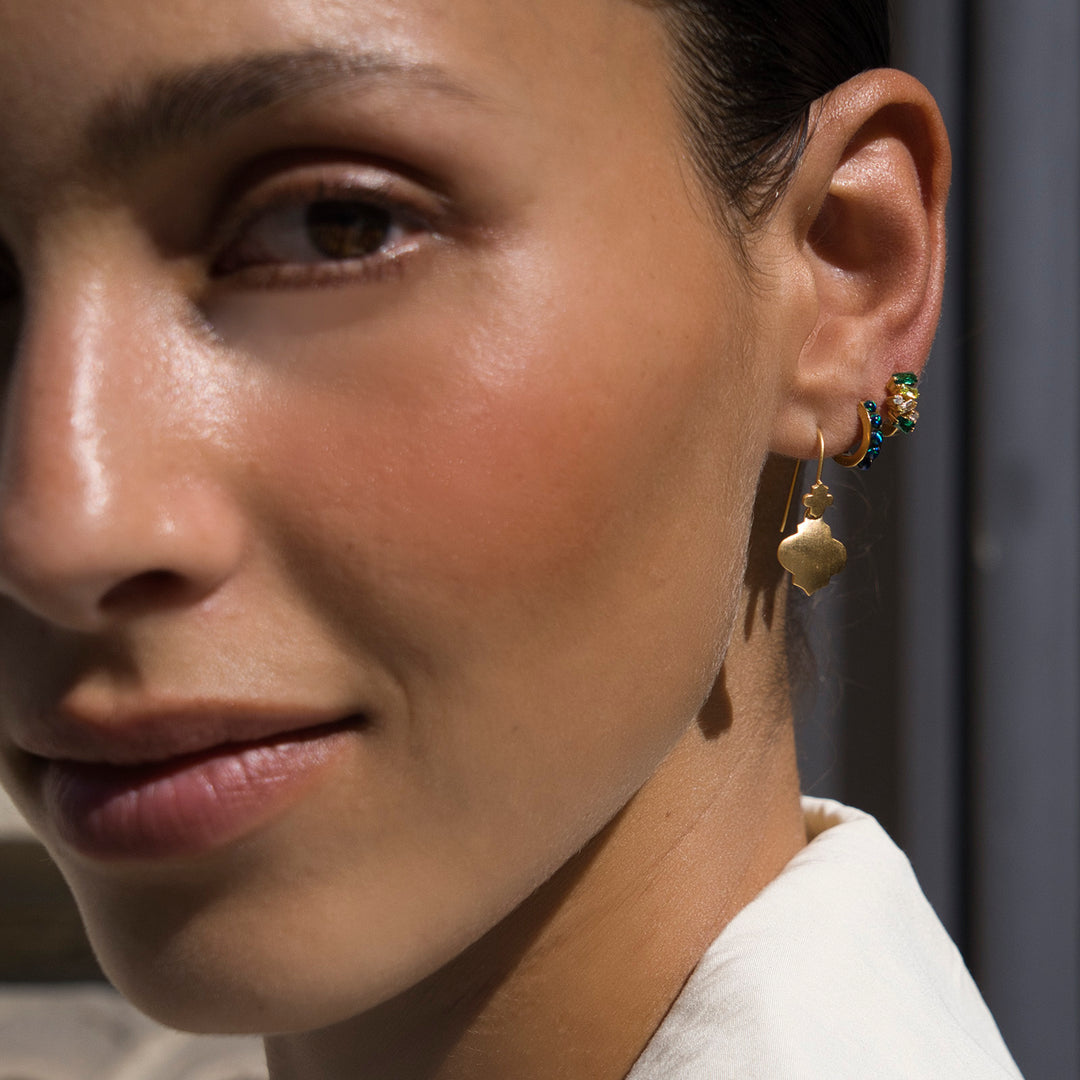 Fairley | Mini Moroccan Drop Earrings | Gold - Dutch Hideout