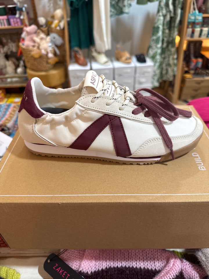 Asfvlt | sneaker - Cream Cabernet