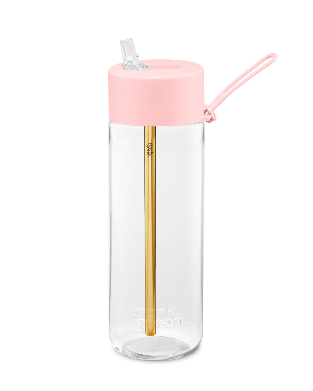 FRANK GREEN | Reusable Bottle with Jumbo Straw Lid - 25oz / 740ml in Blushed