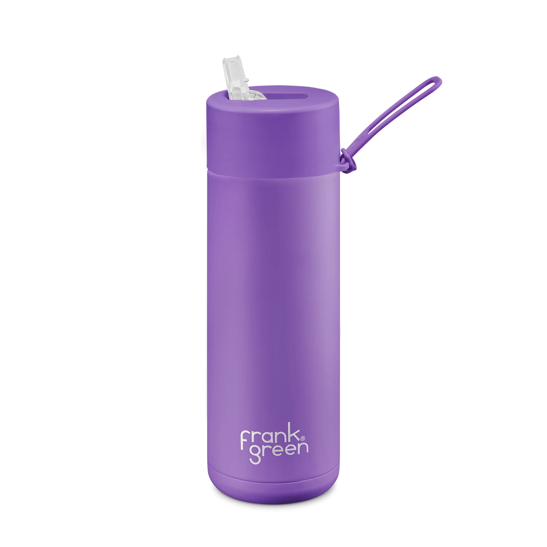 FRANK GREEN | Ceramic Reusable Bottle in Cosmic Purple| Regular 20oz /595ml