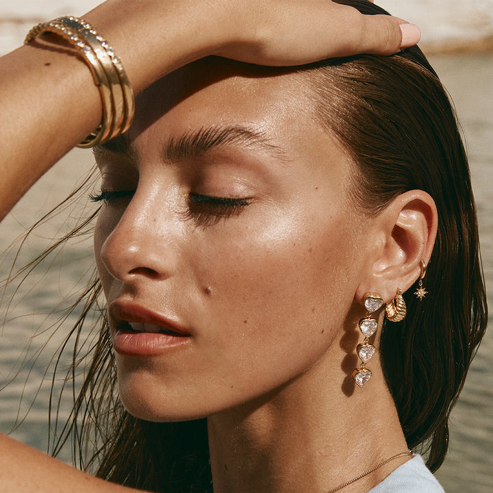 Fairley | Flared Croissant Hoops