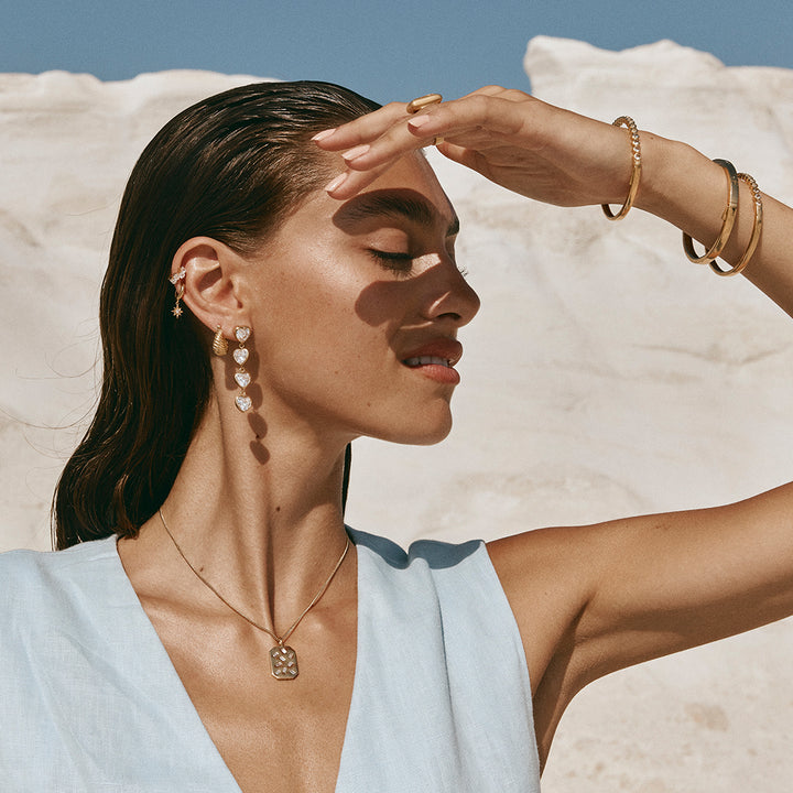 Fairley | Flared Croissant Hoops