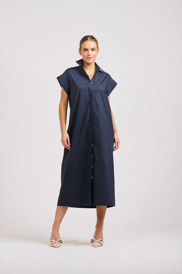 Shirty | The Fifi Shirt Dress | French Navy