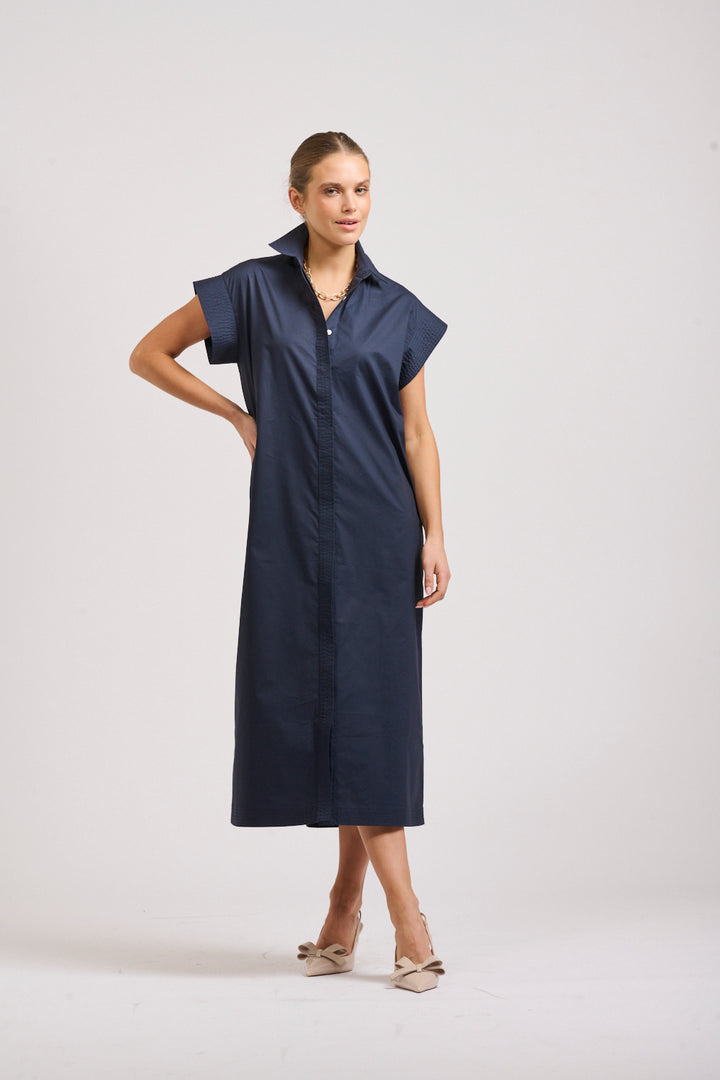 Shirty | The Fifi Shirt Dress | French Navy