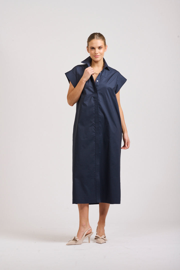 Shirty | The Fifi Shirt Dress | French Navy