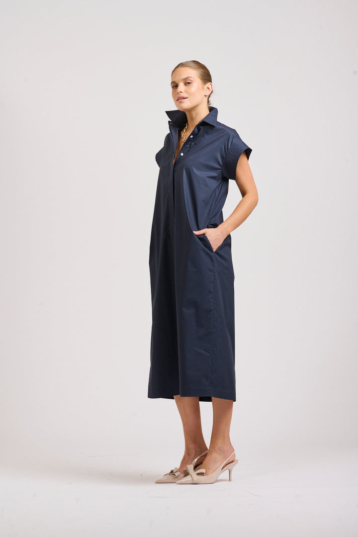Shirty | The Fifi Shirt Dress | French Navy