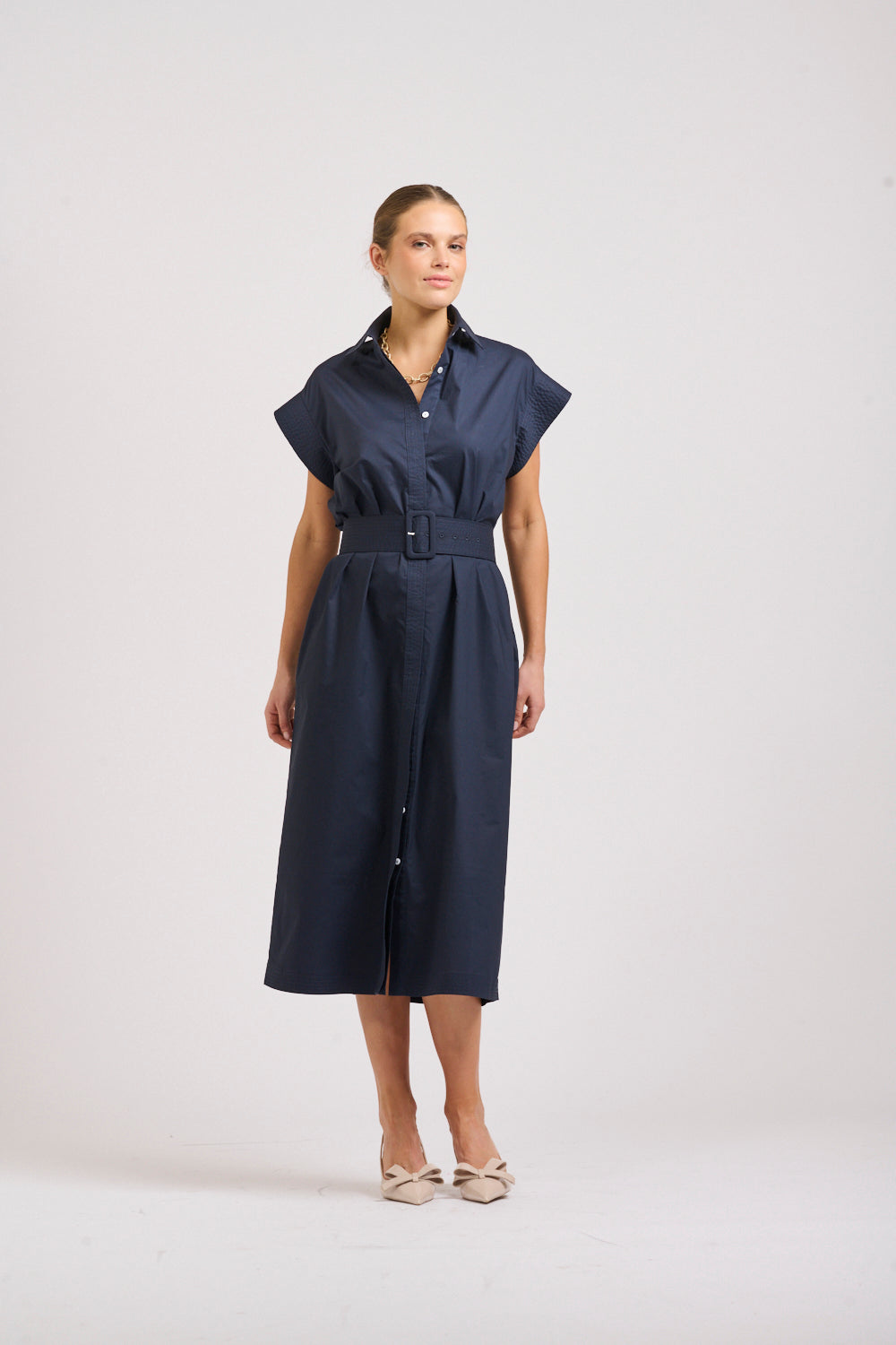Shirty | The Fifi Shirt Dress | French Navy
