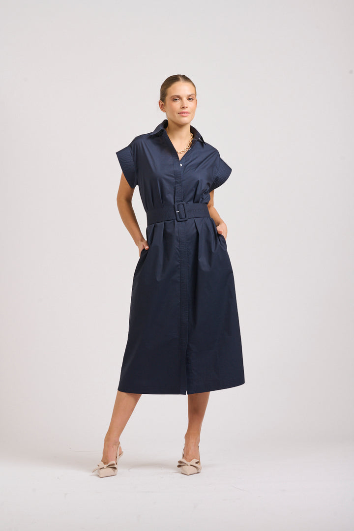 Shirty | The Fifi Shirt Dress | French Navy