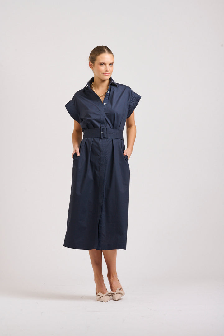 Shirty | The Fifi Shirt Dress | French Navy
