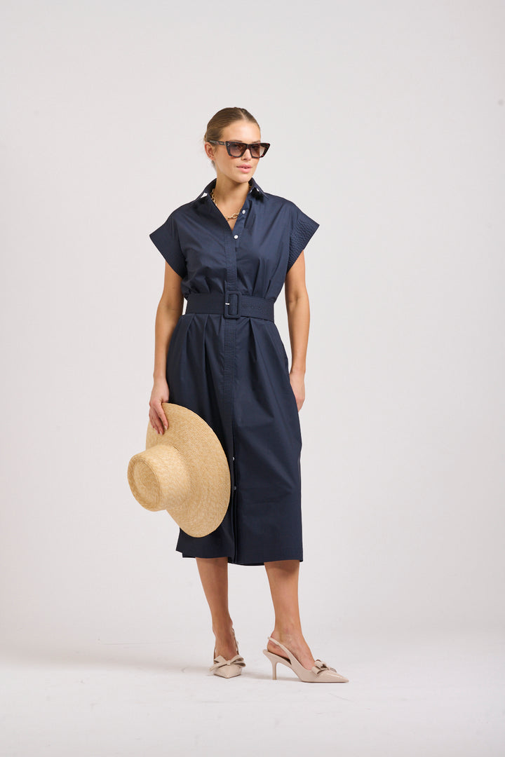 Shirty | The Fifi Shirt Dress | French Navy