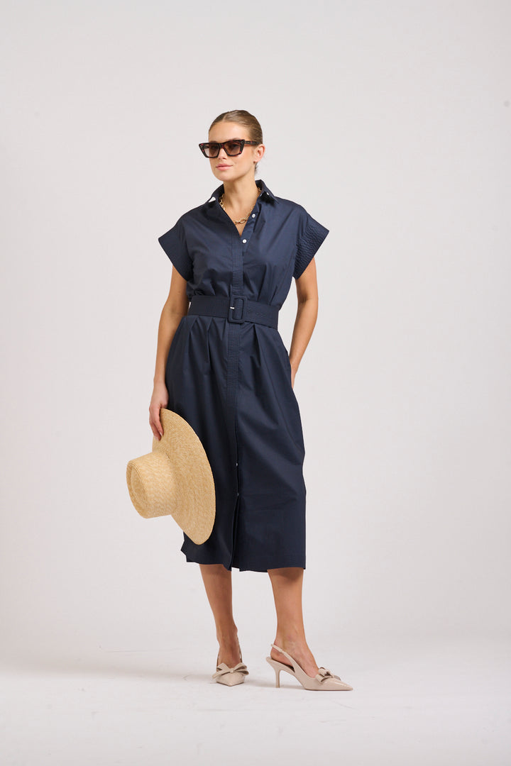Shirty | The Fifi Shirt Dress | French Navy