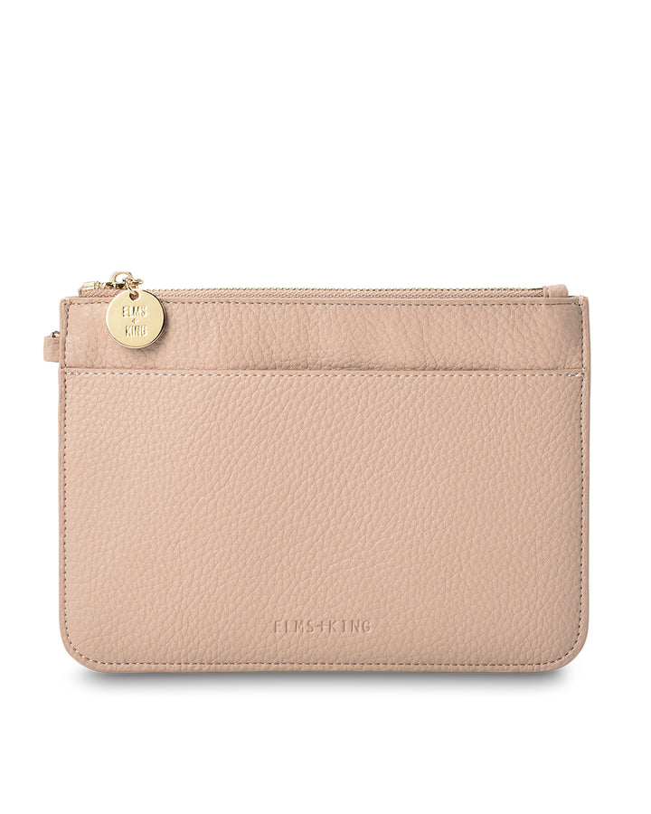 Elms + King | Flat Pouch | Neutral Pebble - Dutch Hideout