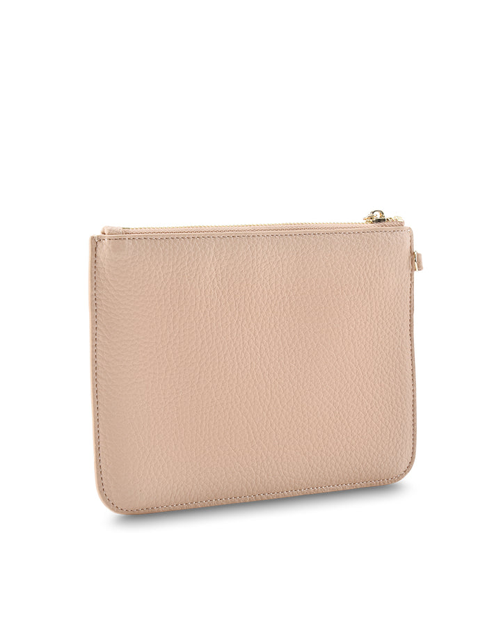 Elms + King | Flat Pouch | Neutral Pebble - Dutch Hideout