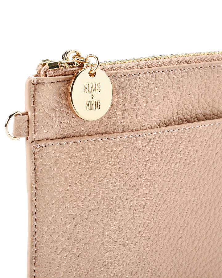 Elms + King | Flat Pouch | Neutral Pebble - Dutch Hideout