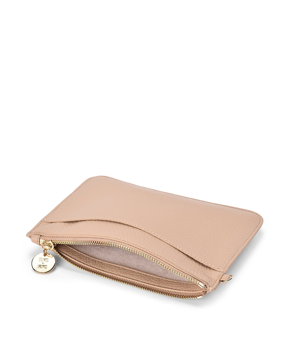 Elms + King | Flat Pouch | Neutral Pebble - Dutch Hideout