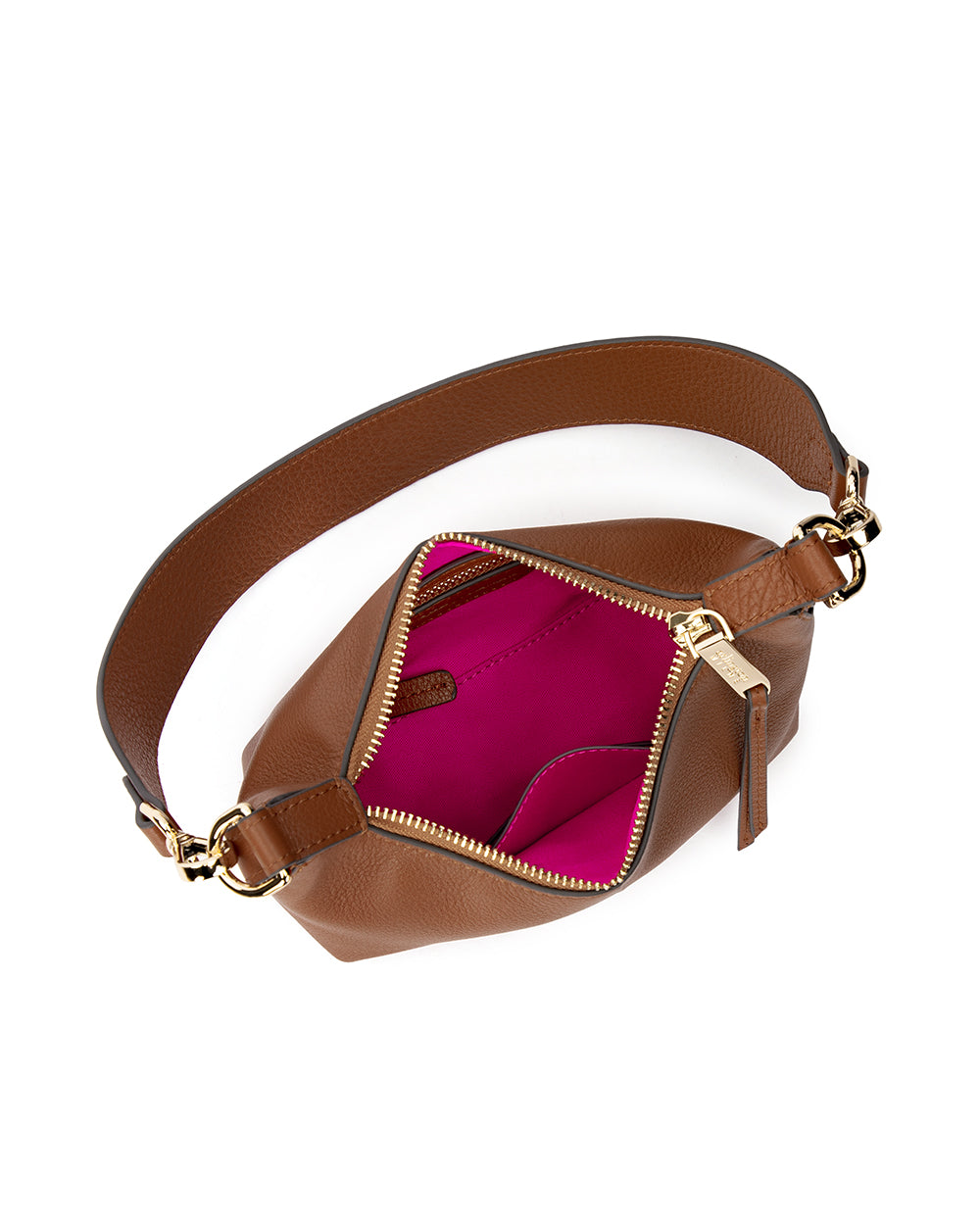 Arlington Milne | Freya Bag | Tan Pebble w / Charcoal - Dutch Hideout