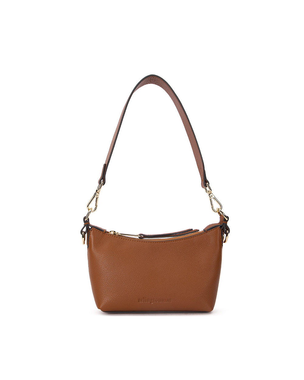 Arlington Milne | Freya Bag | Tan Pebble w / Charcoal - Dutch Hideout