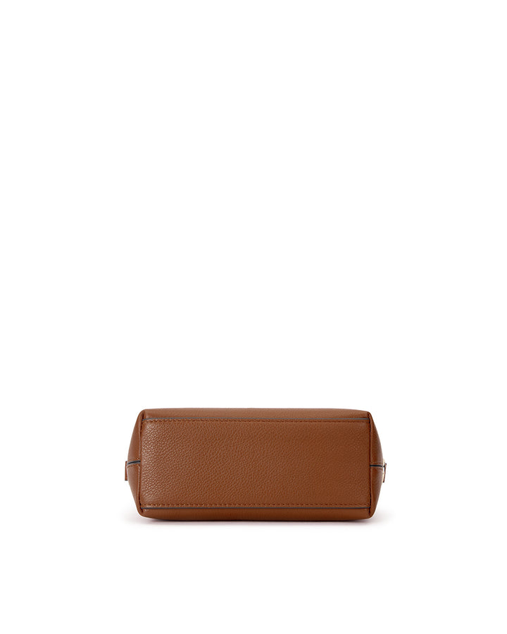 Arlington Milne | Freya Bag | Tan Pebble w / Charcoal - Dutch Hideout