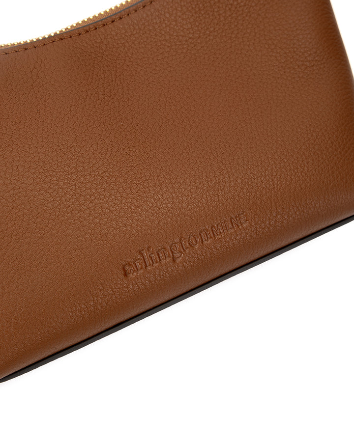 Arlington Milne | Freya Bag | Tan Pebble w / Charcoal - Dutch Hideout