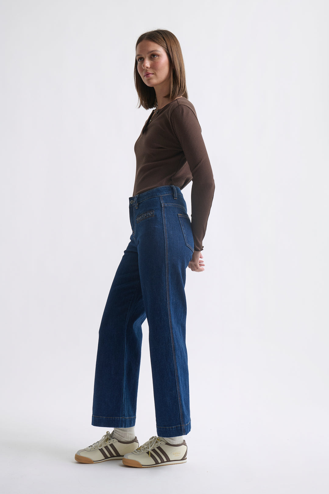 Kireina | Freya Jean - Plait Pocket | Palisade Blue - Dutch Hideout