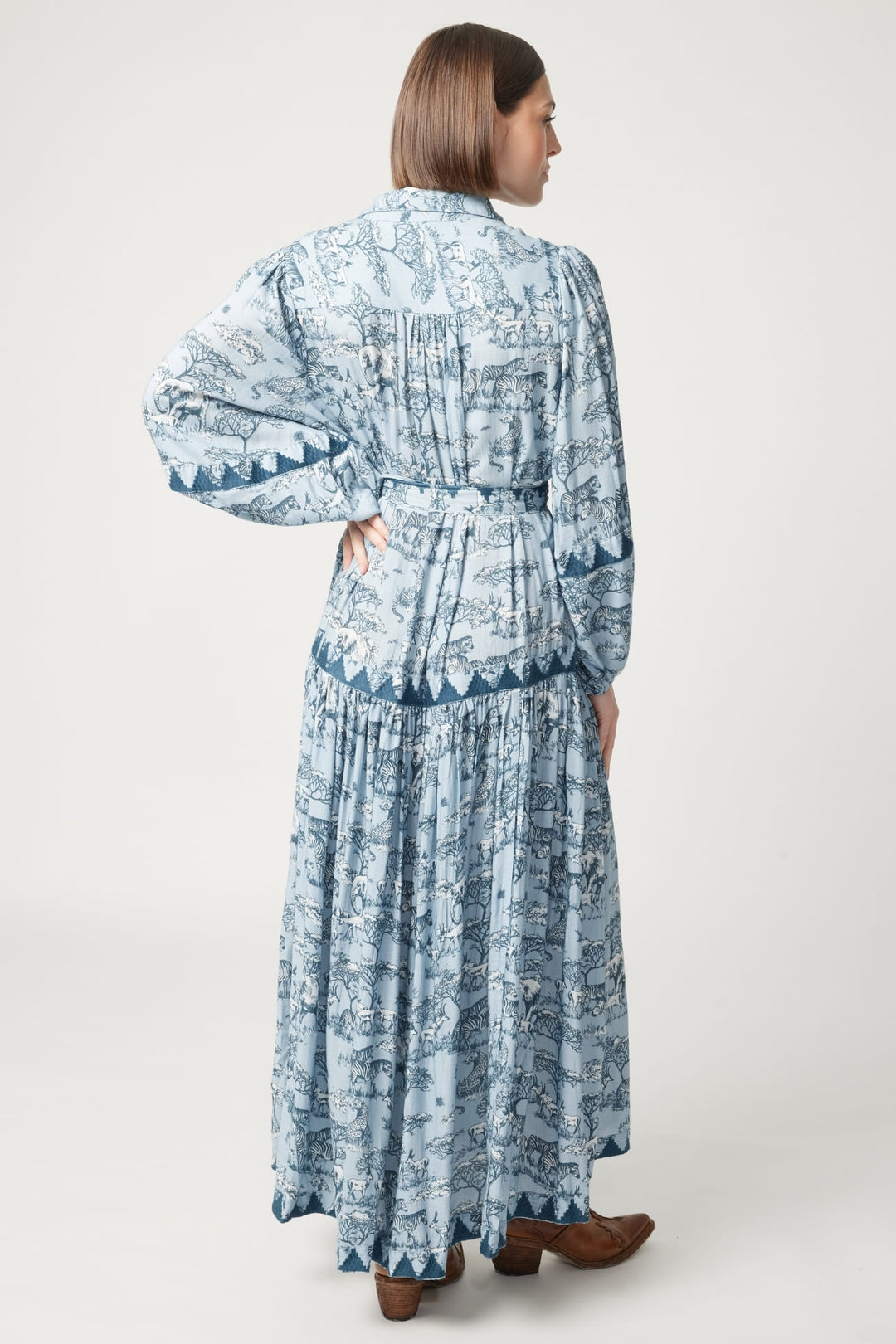 Miss June Paris | Lila Maxi Dress | Blue