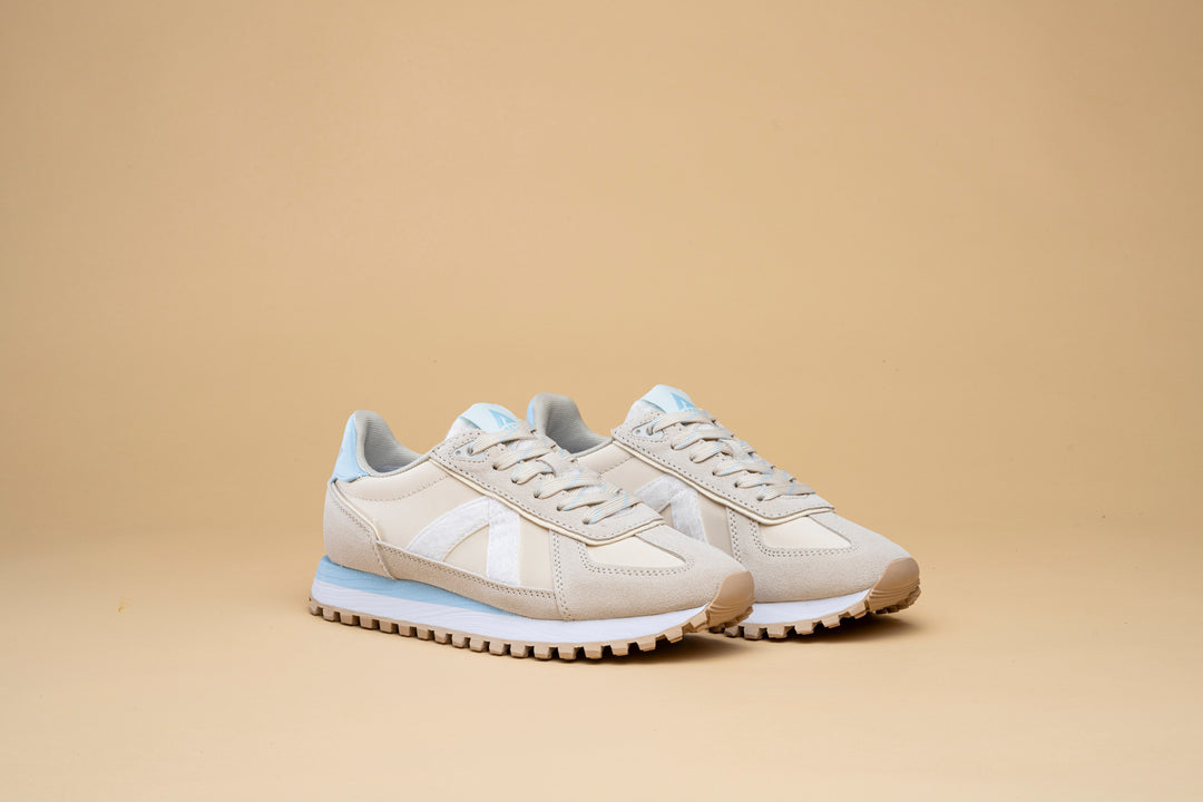 ASFVLT | Gate | Off White / Beige Pony Hair / Blue - Dutch Hideout