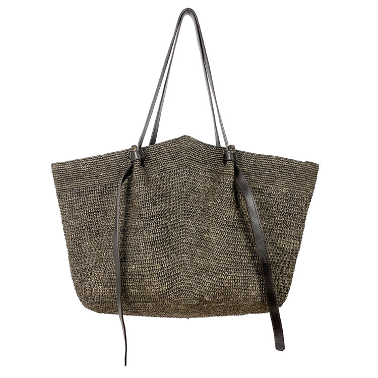 Made in Mada | Gemma XXL Leather Bag | Taupe