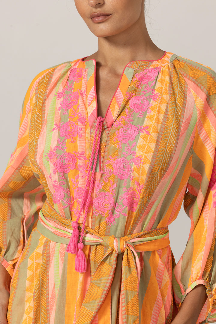 Miss June Paris | Aiden Long Dress | Multicolour