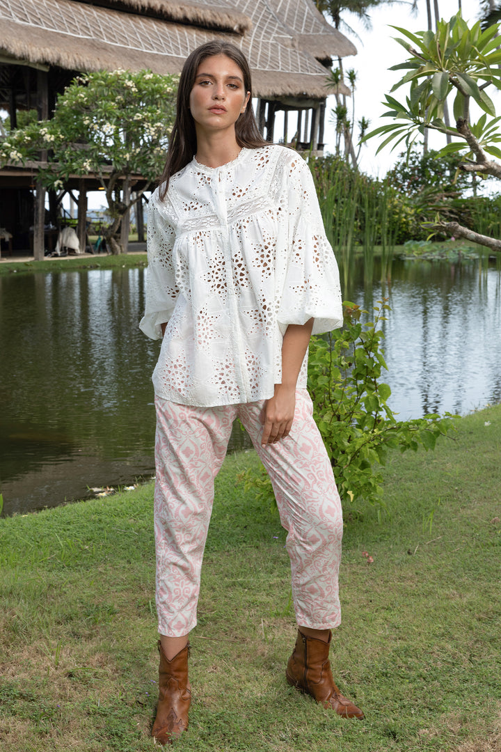 Miss June Paris | Hazel Blouse | White