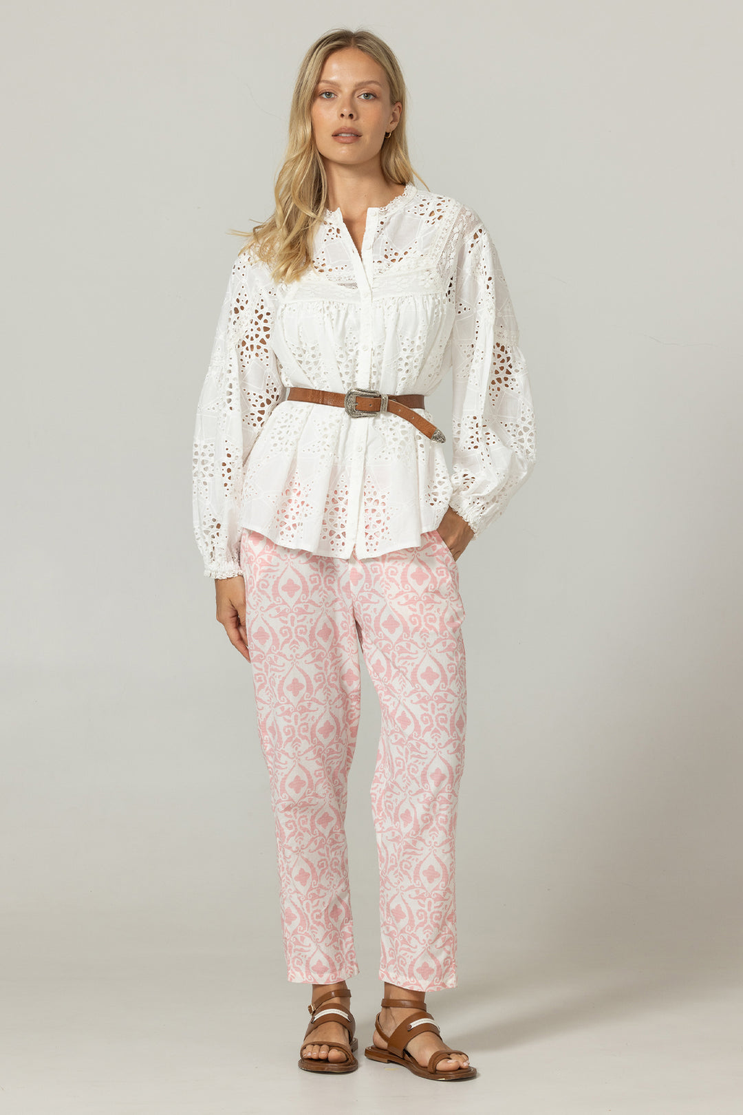 Miss June Paris | Hazel Blouse | White