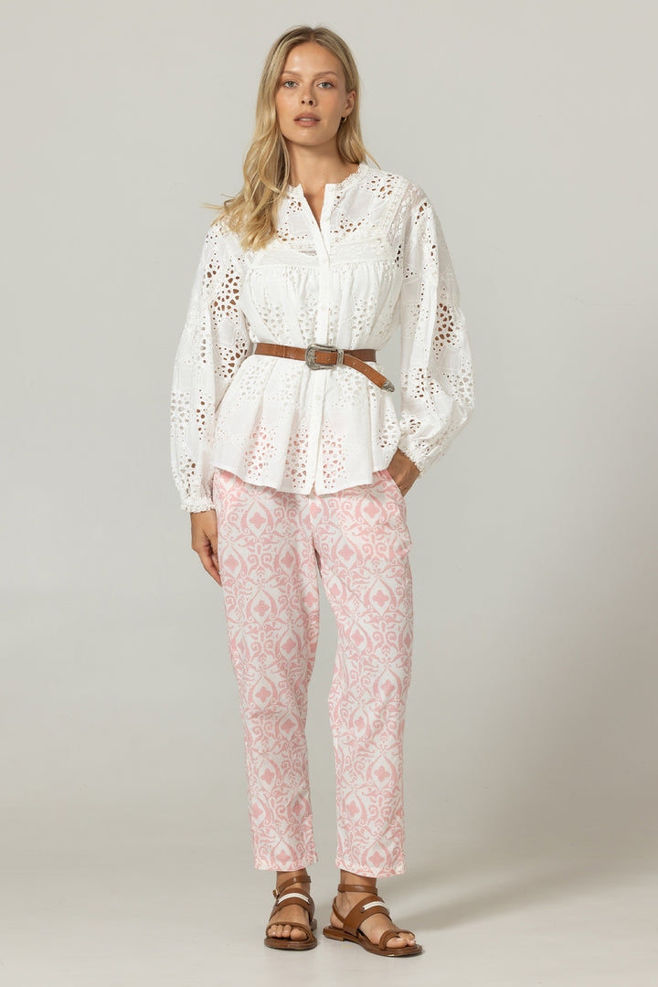 Miss June Paris | Hazel Blouse | White