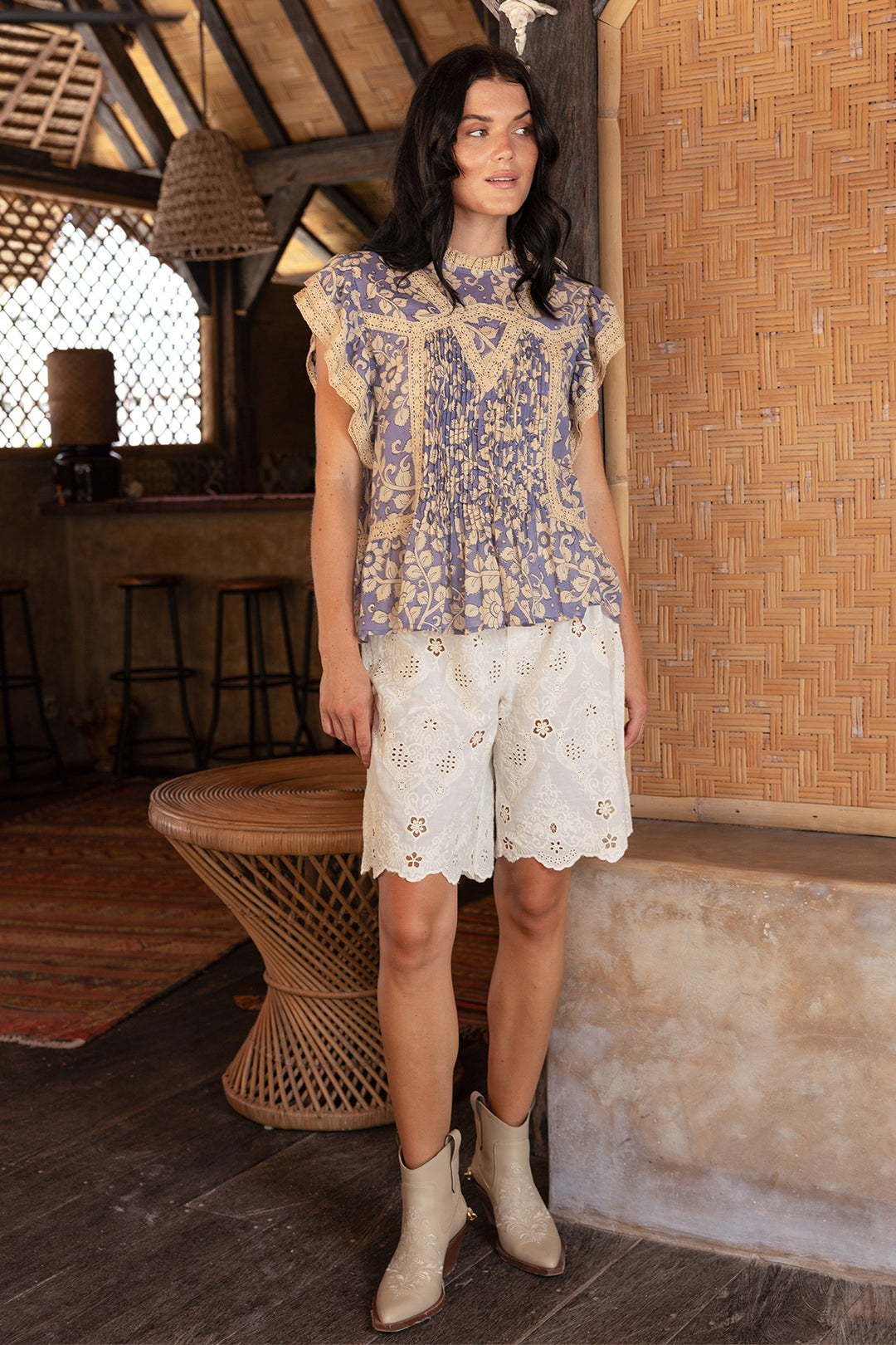 Miss June Paris | Kira Blouse | Lavender