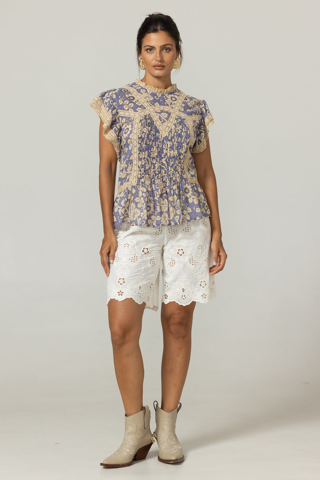Miss June Paris | Kira Blouse | Lavender