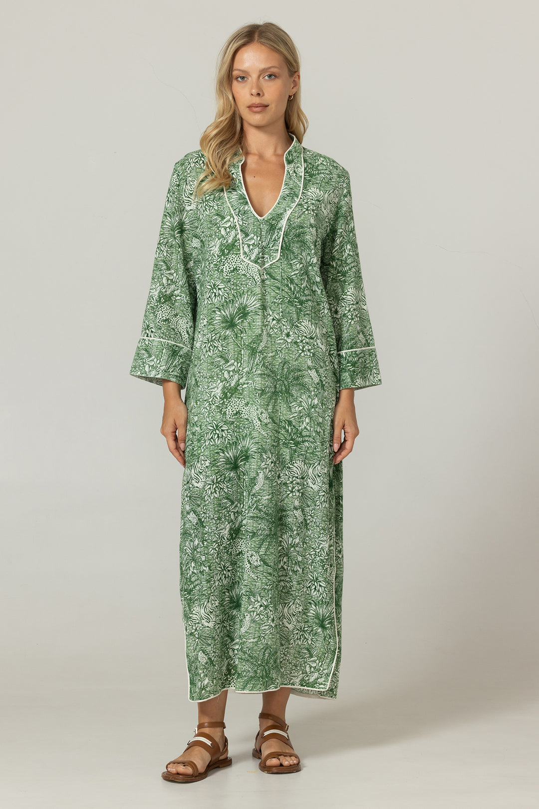 Miss June Paris | Lulu Long Dress | Green