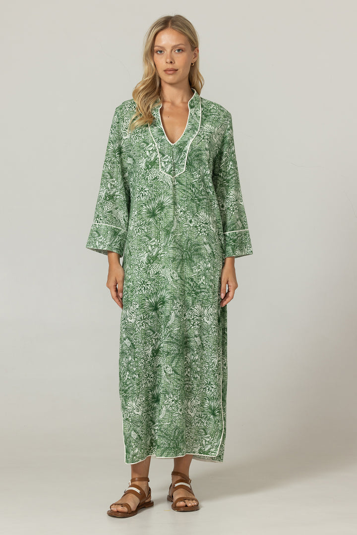 Miss June Paris | Lulu Long Dress | Green