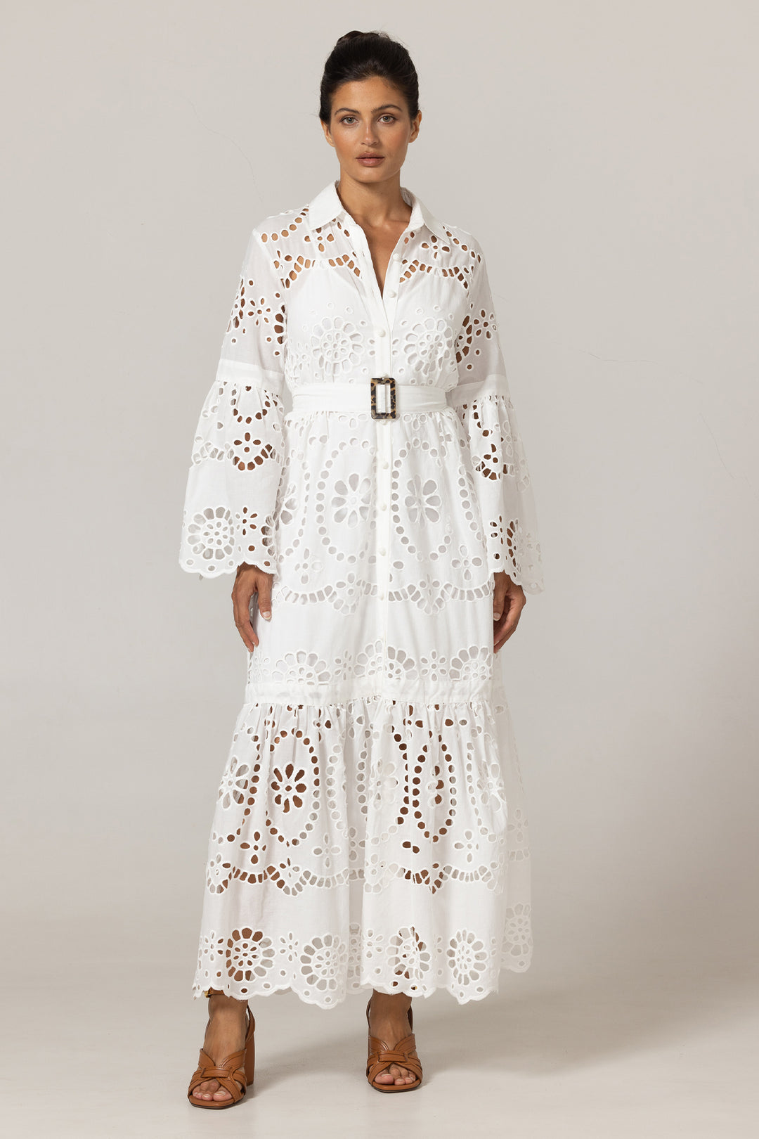 Miss June Paris | Ruby Long Dress | White