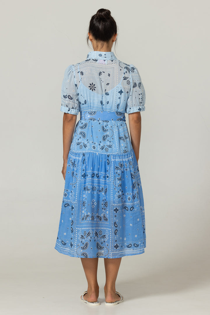 Miss June Paris | Selena Long Dress | Blue