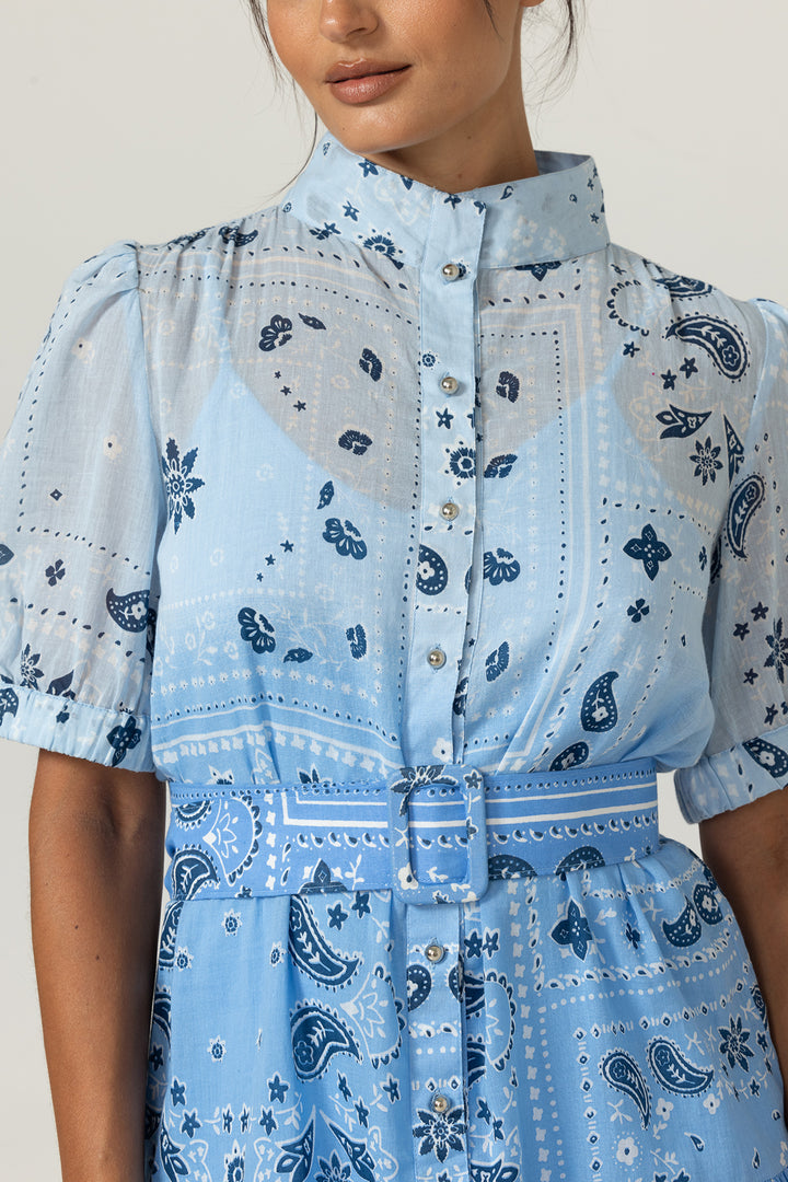 Miss June Paris | Selena Long Dress | Blue